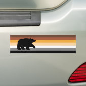 Beer met trots bumpersticker (Op auto)