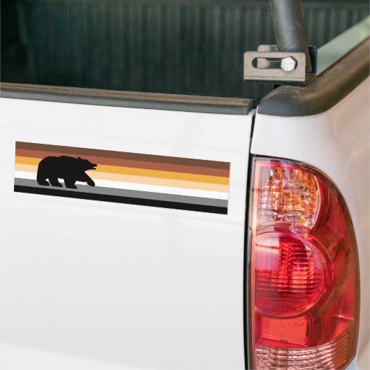 Beer met trots bumpersticker (Op Truck)