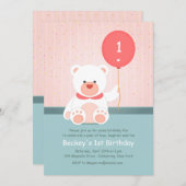 Beer met uitnodiging tot ballon (Voorkant / Achterkant)