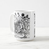 Beer met zonnebloemen koffiemok (Voorkant links)