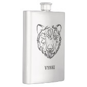 Beer met zwarte en witte tribale flacon (Rechts)