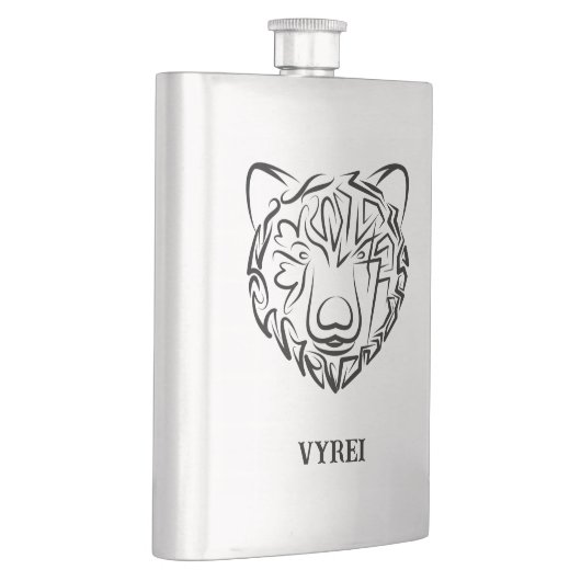 Beer met zwarte en witte tribale flacon (Rechts)