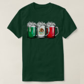 Beer Mexican Flag T Cinco de Mayo Women Mexico Gi T-shirt (Design voorkant)