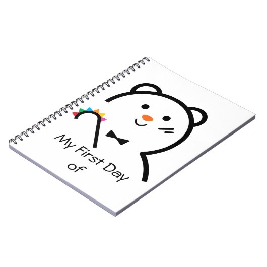 Beer Mijn eerste dag Notitieboek (Linkerzijde)