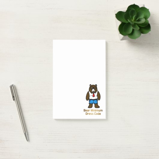 Beer Minimum Grappige Kantoor Pun Art Post-it® Notes (Kantoor)