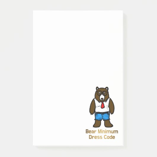 Beer Minimum Grappige Kantoor Pun Art Post-it® Notes (Voorkant)