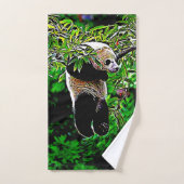 Beer Modellen: Panda Beer Cubs 02 Bad Handdoek (Handdoek)