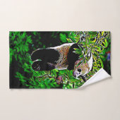Beer Modellen: Panda Beer Cubs 02 Bad Handdoek (Handdoek)