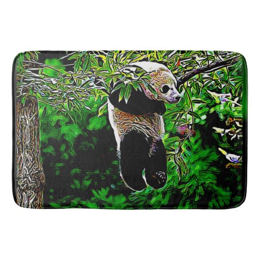 Beer Modellen: Panda Beer Cubs 02 Badmat (Voorkant)