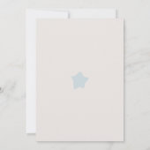 Beer Modern Boho Baby shower Kaart (Achterkant)