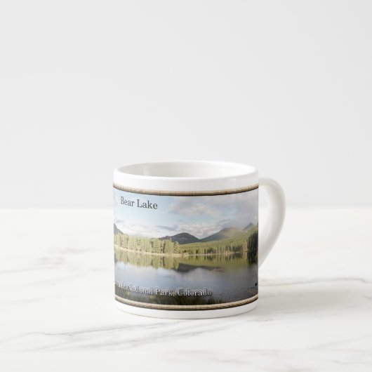 Beer mok bij het meer van espresso (Voorkant rechts)