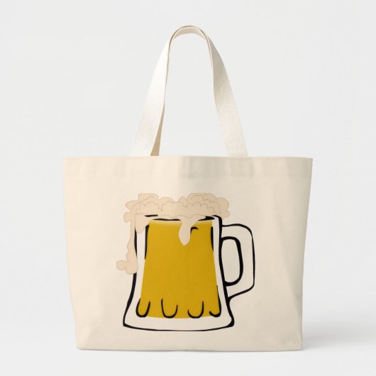 Beer Mok Canvas tas (Voorkant)