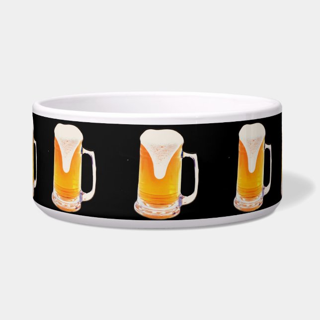 Beer Mok Pet Bowl Voerbakje (Voorkant)
