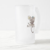 Beer Monkey Matglas Bierpul (Voorkant rechts)