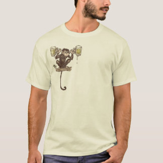 Beer Monkey van Mudge Studios T-shirt