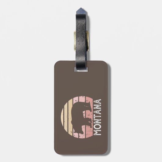 Beer Montana Bagagelabel (Achterkant verticaal)