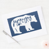 Beer Montana Rechthoekige Sticker (Envelop)