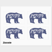 Beer Montana Rechthoekige Sticker (Vel)