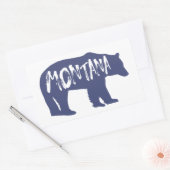 Beer Montana Rechthoekige Sticker (Envelop)