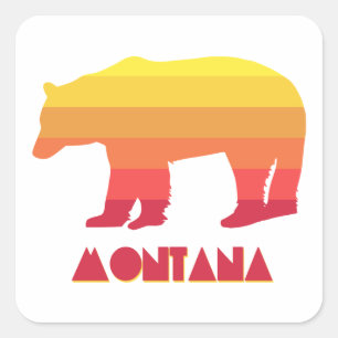 Beer Montana Vierkante Sticker