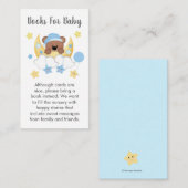 Beer Moon Stars Baby Boek aanvraag Behuizing Kaart (Voorkant / Achterkant)