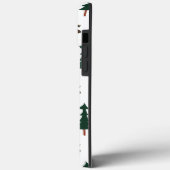 Beer Moose Pattern Rustic Tree Natuur Case-Mate iPhone Case (Achterkant / Links)