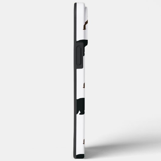 Beer Moose Pattern Rustic Tree Natuur Case-Mate iPhone Case (Achterkant / Rechts)