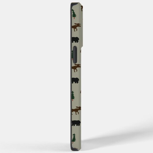 Beer Moose Pine Tree Lodge Cabine Case-Mate iPhone Case (Achterkant / Rechts)