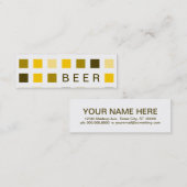 BEER (moskee-pleinen) Mini Visitekaartje (Voorkant / Achterkant)