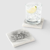 Beer Motorcycle Coaster 12 Stenen Onderzetter (Zijkant)