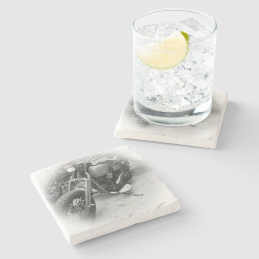 Beer Motorcycle Coaster 16 Stenen Onderzetter (Zijkant)