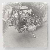 Beer Motorcycle Coaster 17 Stenen Onderzetter (Voorkant)