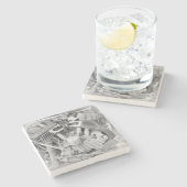 Beer Motorcycle Coaster 18 Stenen Onderzetter (Zijkant)