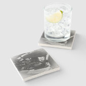 Beer Motorcycle Coaster 1 Stenen Onderzetter (Zijkant)