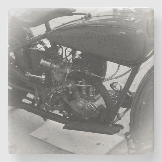 Beer Motorcycle Coaster 1 Stenen Onderzetter (Voorkant)