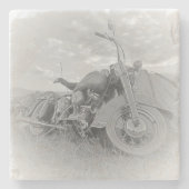 Beer Motorcycle Coaster 20 Stenen Onderzetter (Voorkant)