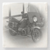 Beer Motorcycle Coaster 2 Stenen Onderzetter (Voorkant)