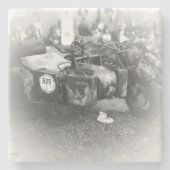 Beer Motorcycle Coaster 4 Stenen Onderzetter (Voorkant)