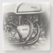 Beer Motorcycle Coaster 6 Stenen Onderzetter (Voorkant)