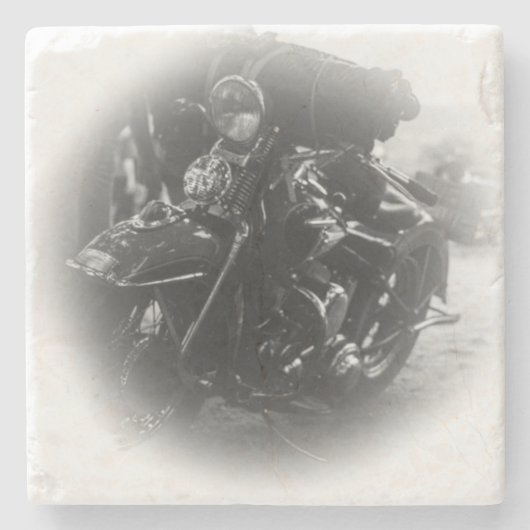 Beer Motorcycle Coaster 7 Stenen Onderzetter (Voorkant)