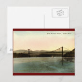 Beer Mountain Bridge, Hudson River NY Vintage 1927 Briefkaart (Voorkant / Achterkant)
