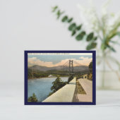 Beer Mountain Bridge, New York 1920 Vintage Briefkaart (Staand voorkant)