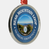 Beer Mountain Loop (rood) Metalen Ornament (Rechts)