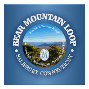Beer Mountain Loop (rood) Perfect Poster