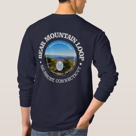 Beer Mountain Loop (rood) T-shirt (Achterkant)