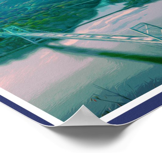 BEER MOUNTAIN STATE PARK - BEER MOUNTAIN BRIDGE NY POSTER (Hoek)