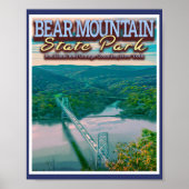 BEER MOUNTAIN STATE PARK - BEER MOUNTAIN BRIDGE NY POSTER (Voorkant)