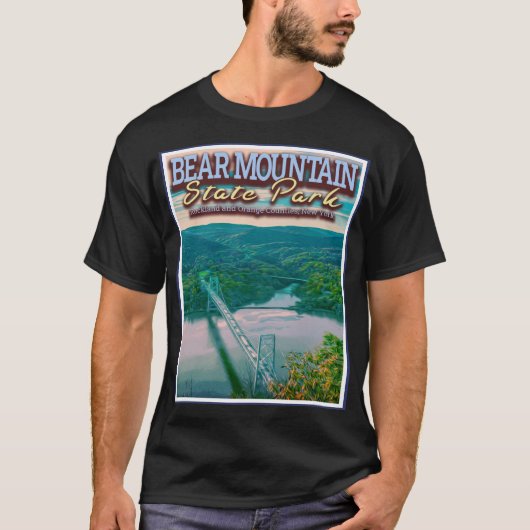 BEER MOUNTAIN STATE PARK - BEER MOUNTAIN BRIDGE NY T-SHIRT (Voorkant)