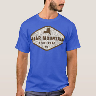 Beer Mountain State Park New York Tree Log textuur T-shirt