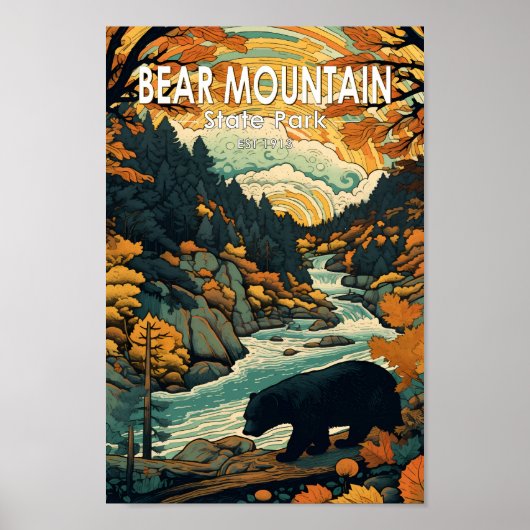 Beer Mountain State Park Vintage Poster (Voorkant)